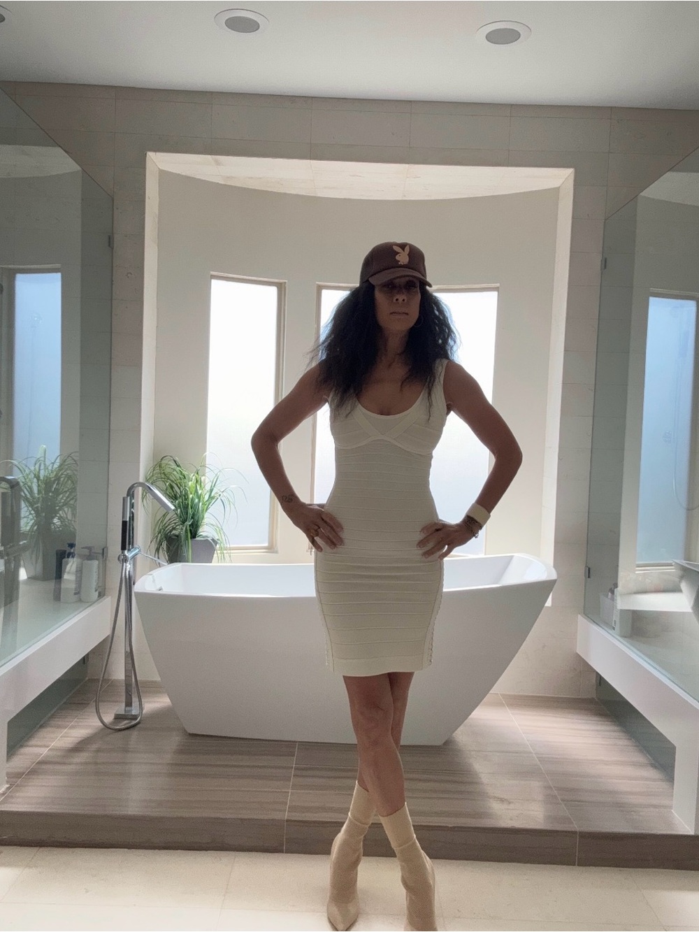 Herve Leger “Sydney” White Bandage Mini Dress